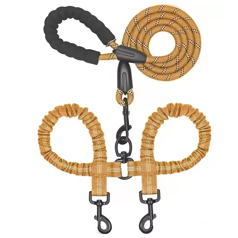 Dual Dog Coupler Leash – Walk 2 Dogs at Once