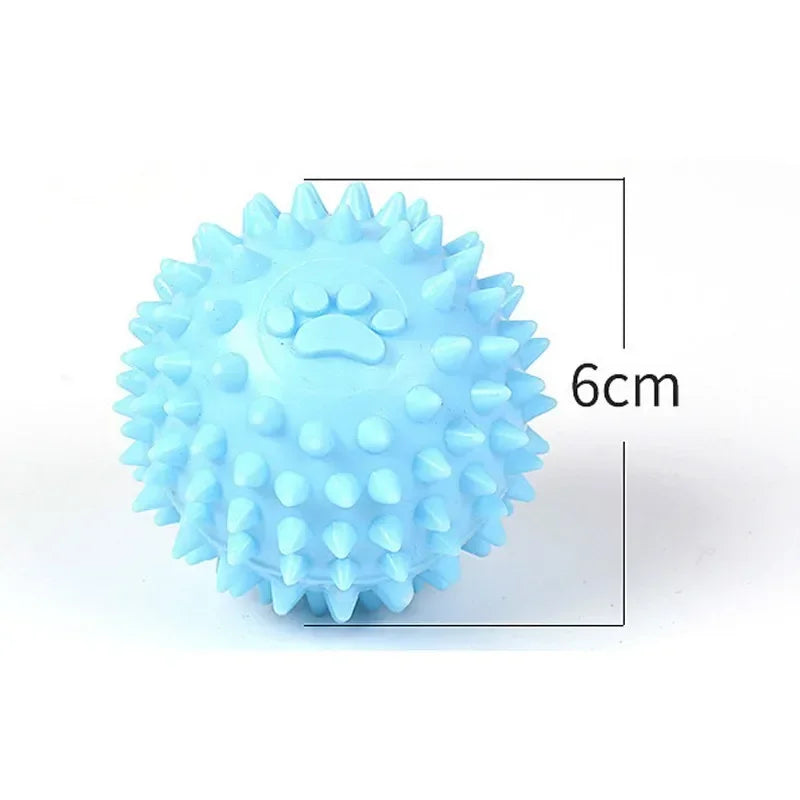 Indestructible Rubber Ball Dog Toy - Teeth Cleaning