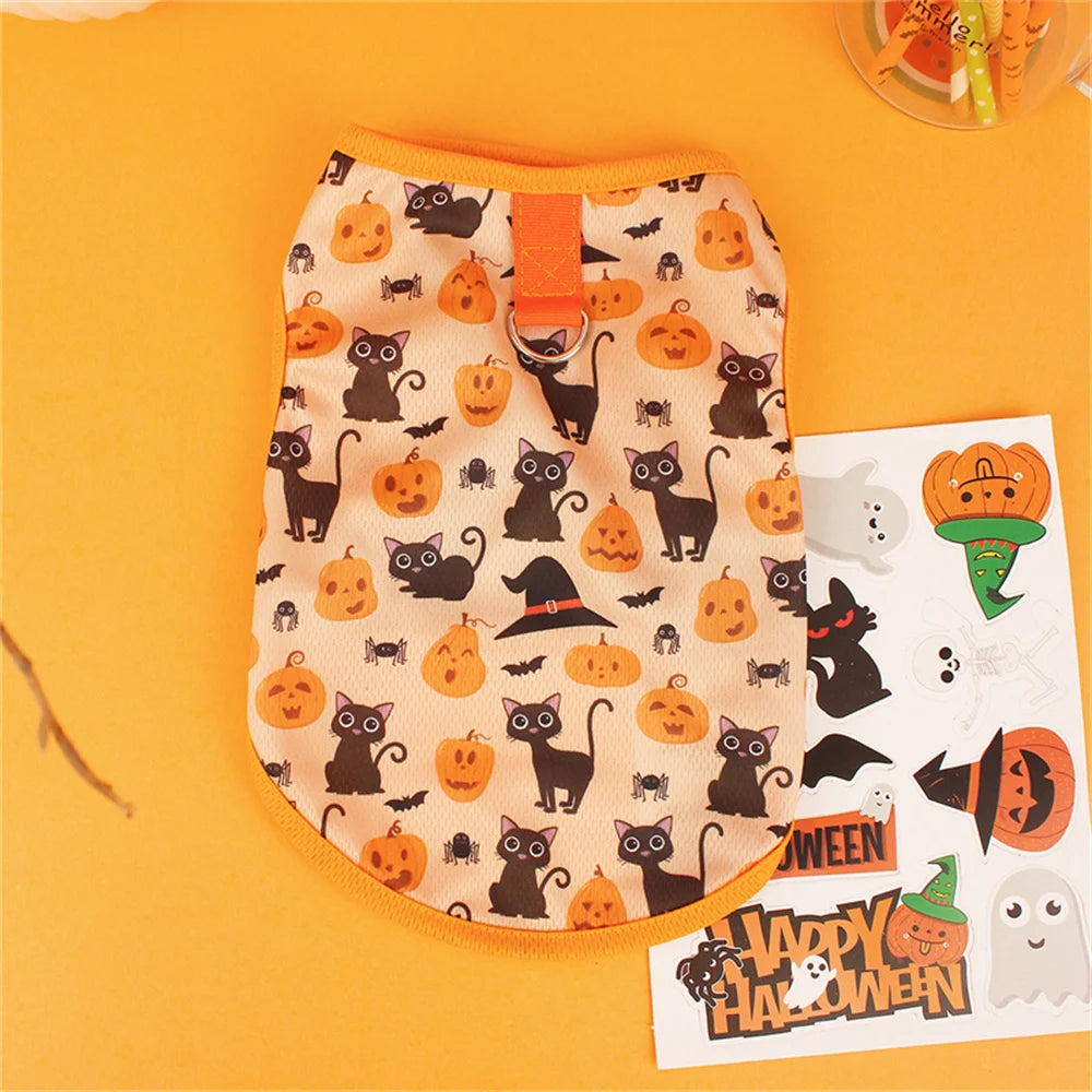 Halloween Print Pet Vest