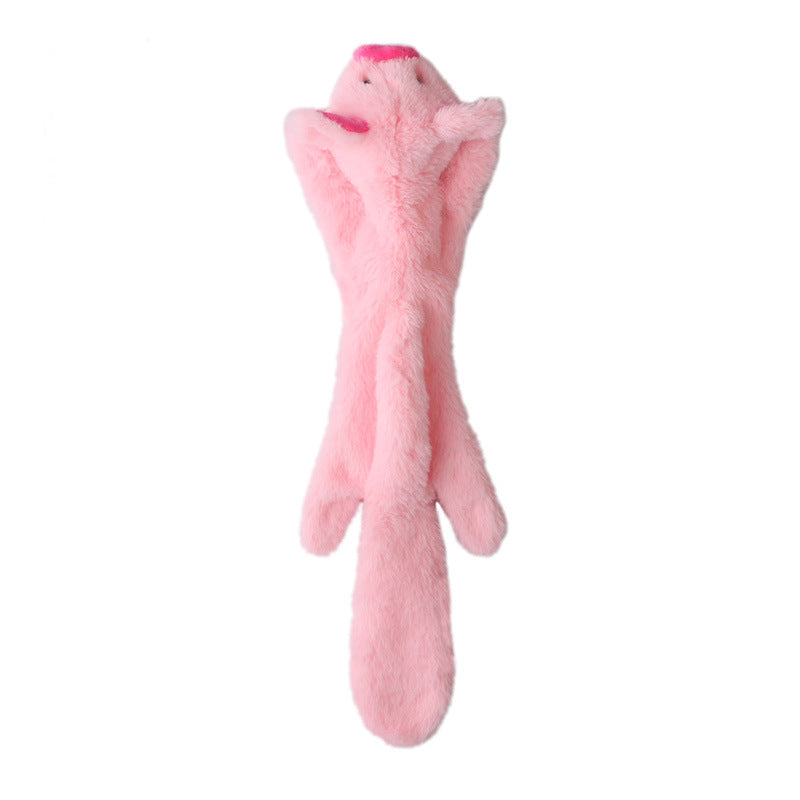 Jouet pour chien en peluche crocodile couineur avec papier froissé
