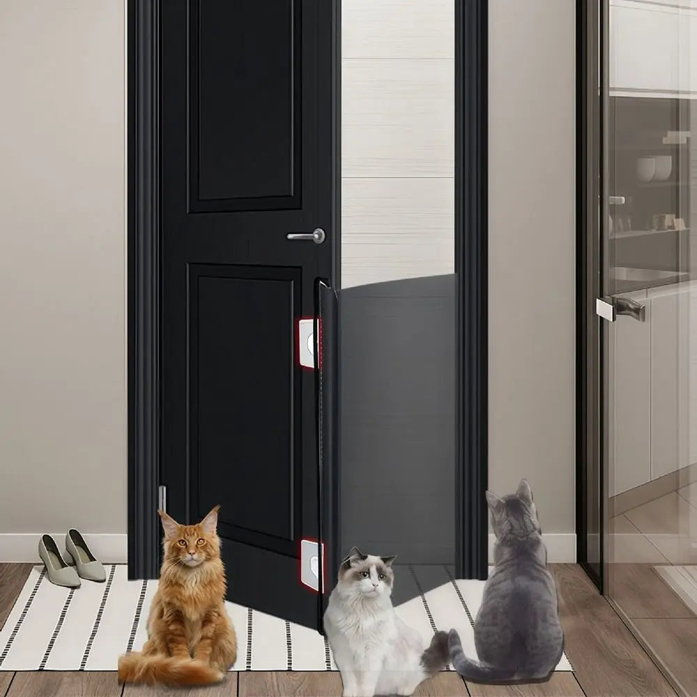 Barrière de sécurité escamotable 78 cm - Barrière universelle pour animaux et bébés pour portes et escaliers