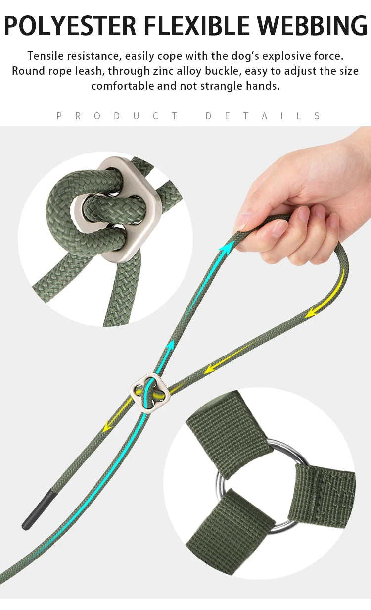 Reflective Dog & Cat Harness with Leash Set
