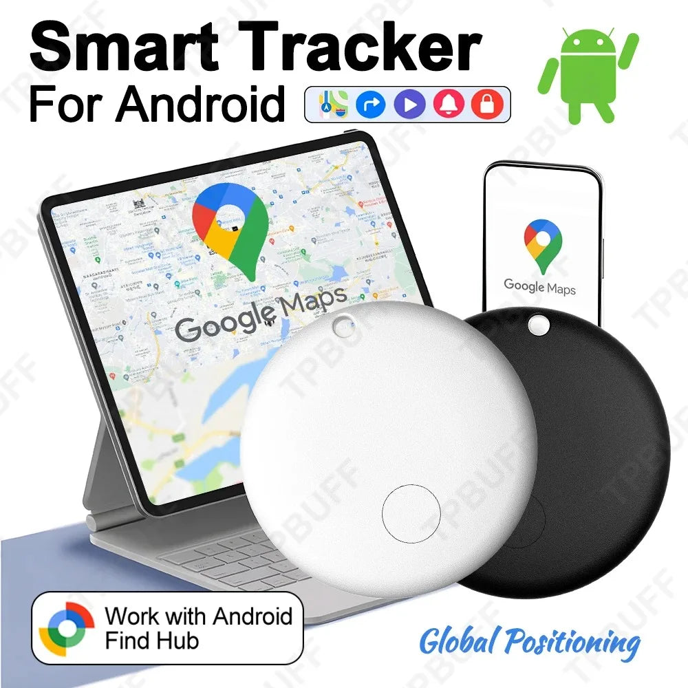Bluetooth Tracker Compatible with Google Find My Device — 1 or 2 Pack