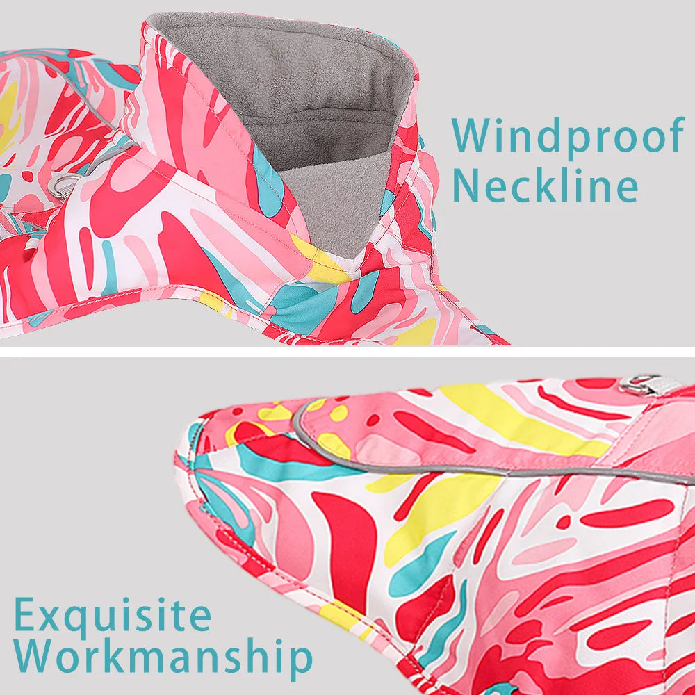Waterproof Reflective Dog Jacket Vest Harness