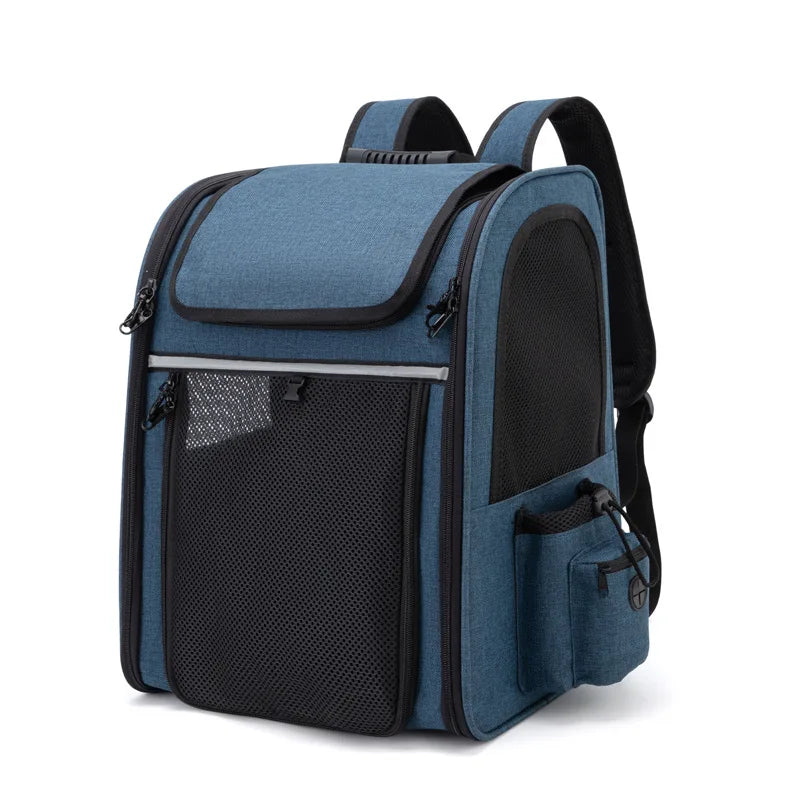 Expandable Pet Backpack Carrier for Cats & Dogs