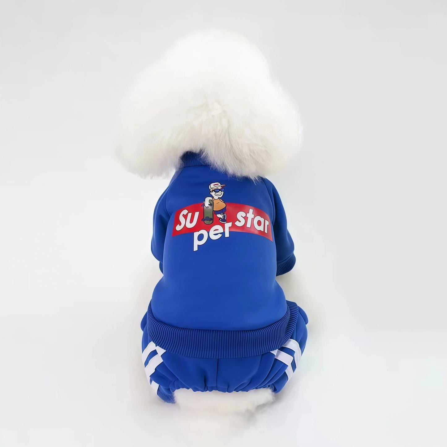 Fleece Hoodie Jumpsuit for Dogs & Cats