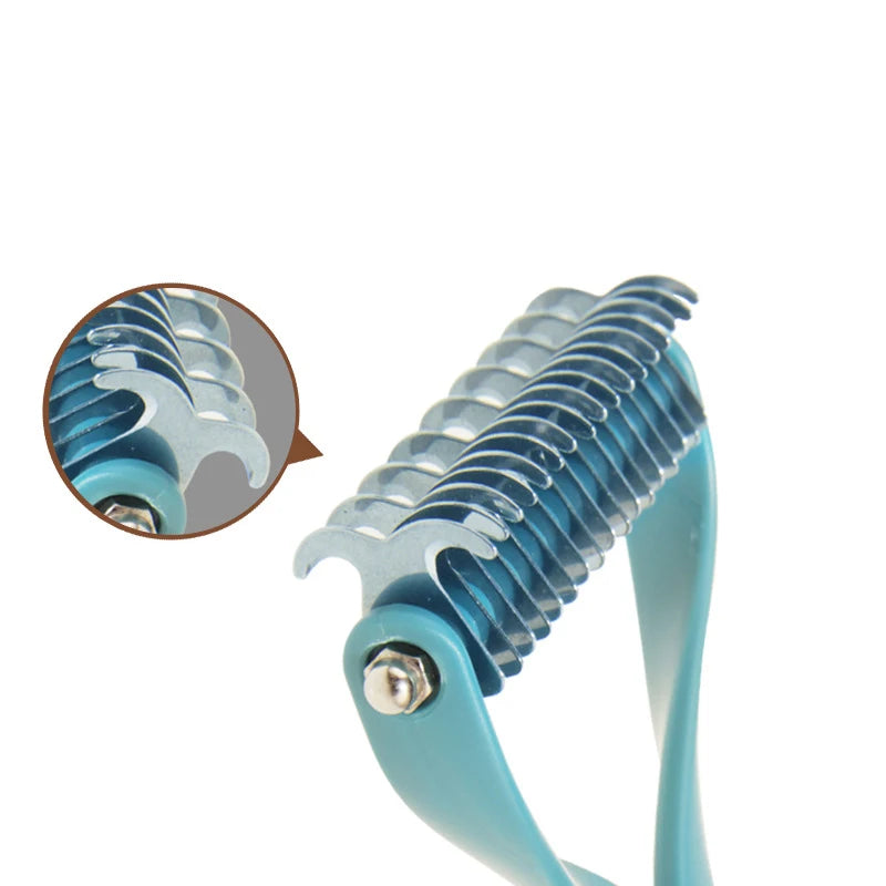 Stainless Steel Grooming Brush & De-shedding Comb for Dogs