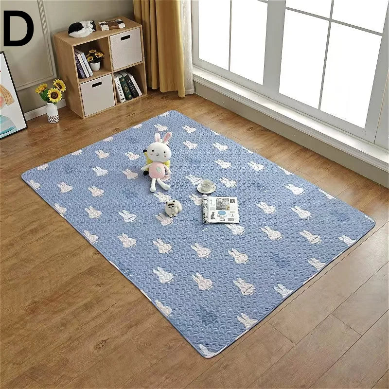 Washable Cotton Pet Floor Mat – Multi-Use Bedding Pad