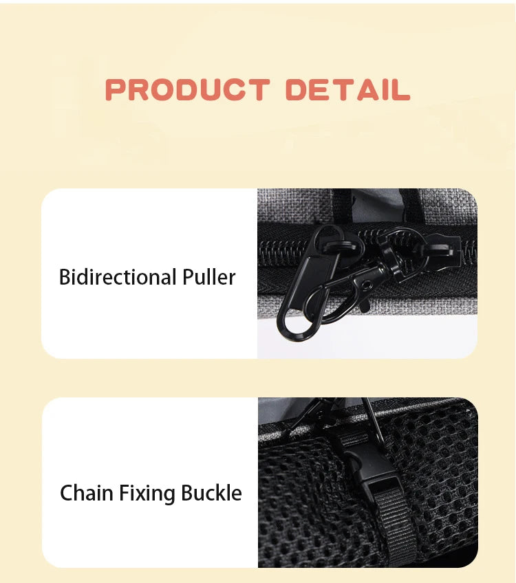 Sac à dos de transport extensible pour chat avec housse pare-soleil et maille respirante