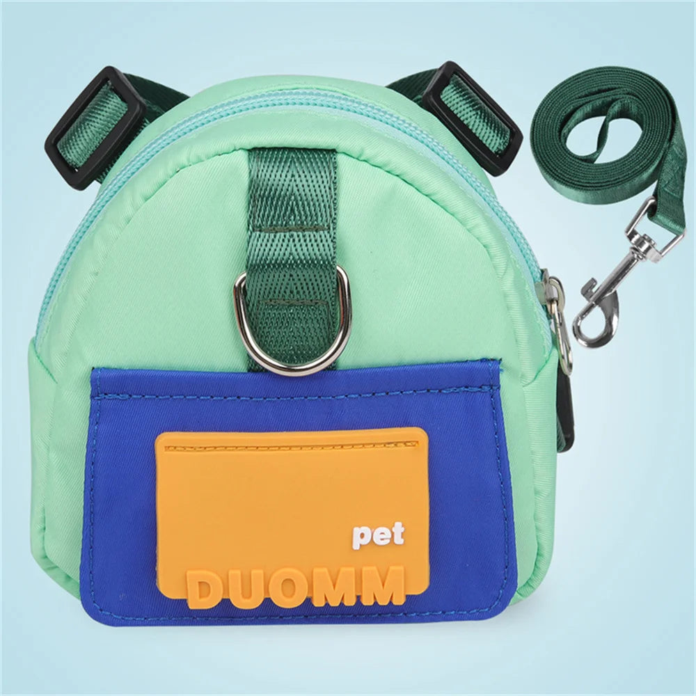 Dog Harness with Built-In Snack Bag | Adjustable Backpack Harness