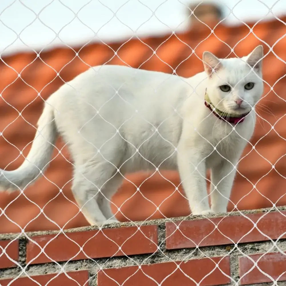 Cat Safety Net for Balconies, Windows & Stairs – Anti-Fall Nylon Mesh