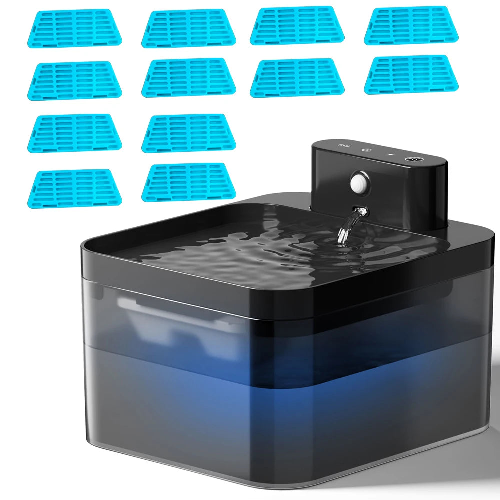 Smart Pet Water Fountain - 2.2L Automatic Drinking Dispenser with Silent Pump