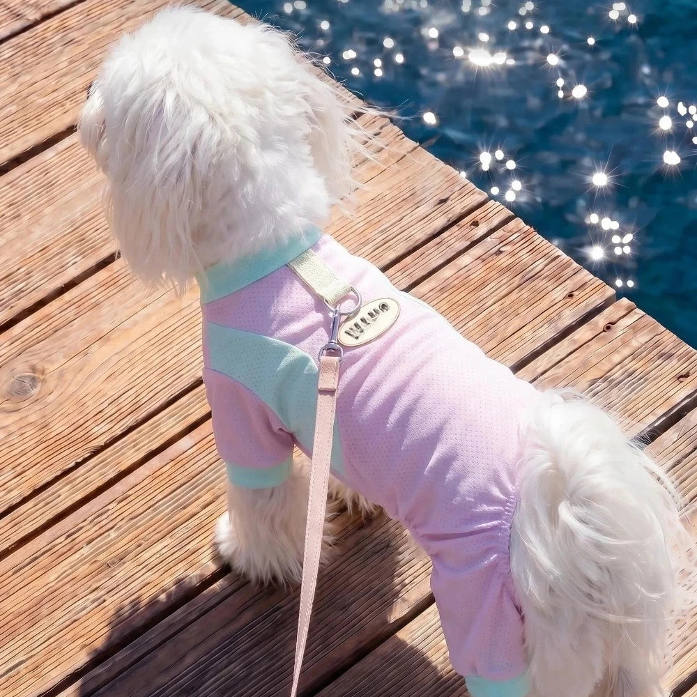 Ice Silk Cooling Jumpsuit for Small Dogs