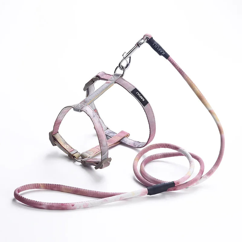 Adjustable Harness & Leash Set for Small Dogs & Cats