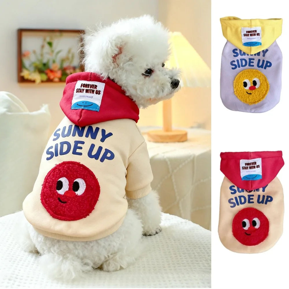 Smile Face Hoodie for Small & Medium Dogs & Cats