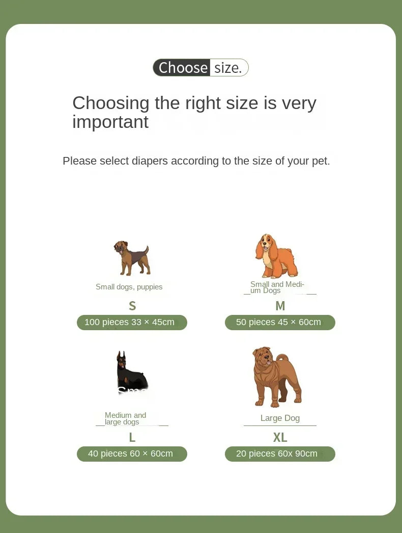 Super Absorbent Disposable Puppy Training Pads — Quick-Dry Surface for Fast, Clean Results