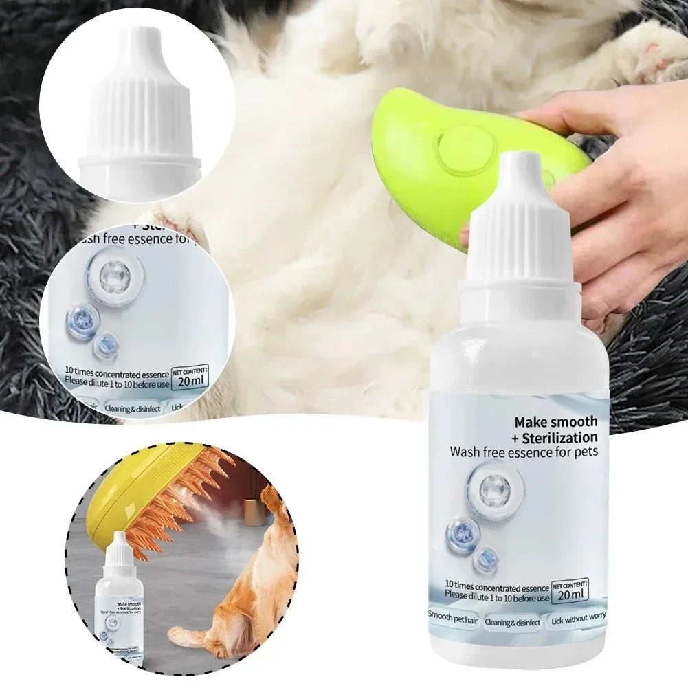 Steamy Brush - Pulvérisateur électrique pour le toilettage des animaux de compagnie