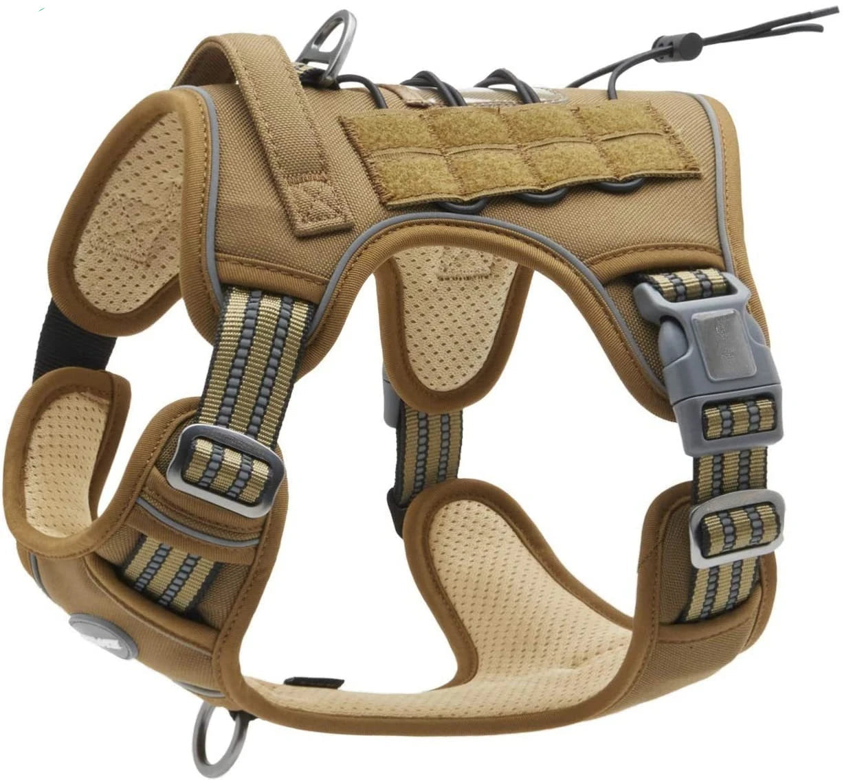 No-Pull Tactical Dog Harness with Reflective Strips
