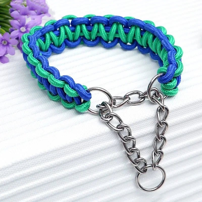 Durable Nylon Dog Collar for Medium to Large Dogs