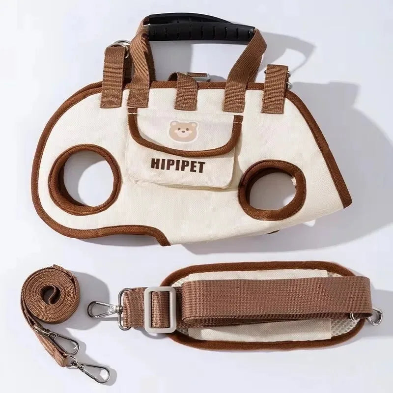 Sac de transport pour animaux de compagnie avec design de sac à dos