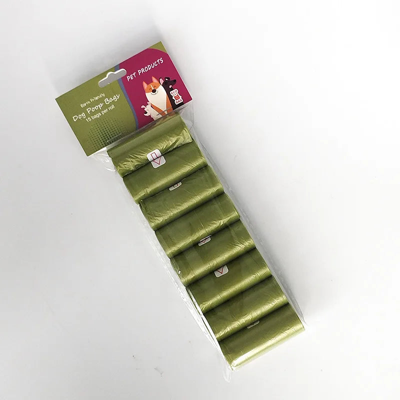 Biodegradable Scented Dog Poop Bags with Dispenser