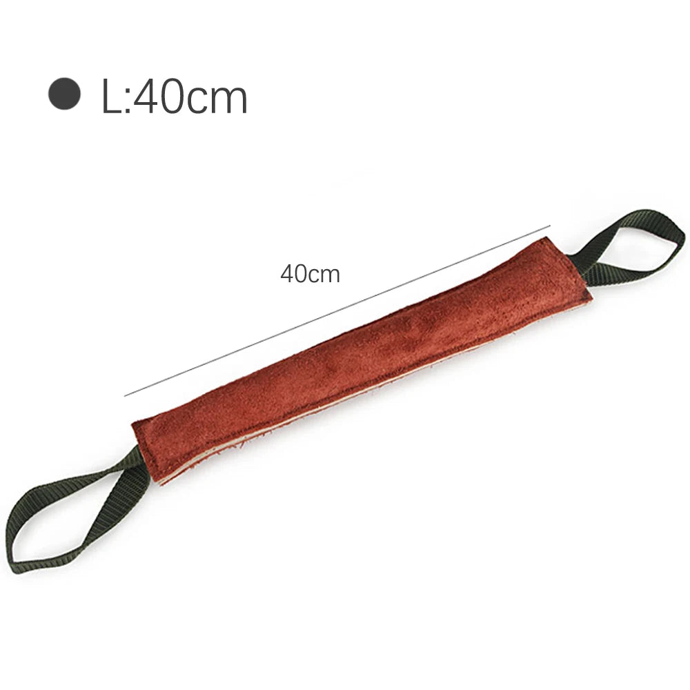 Leather Dog Training Bite & Tug Toy
