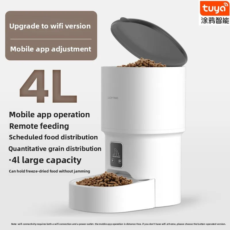 Smart WiFi Pet Feeder with HD Camera & Two-Way Intercom