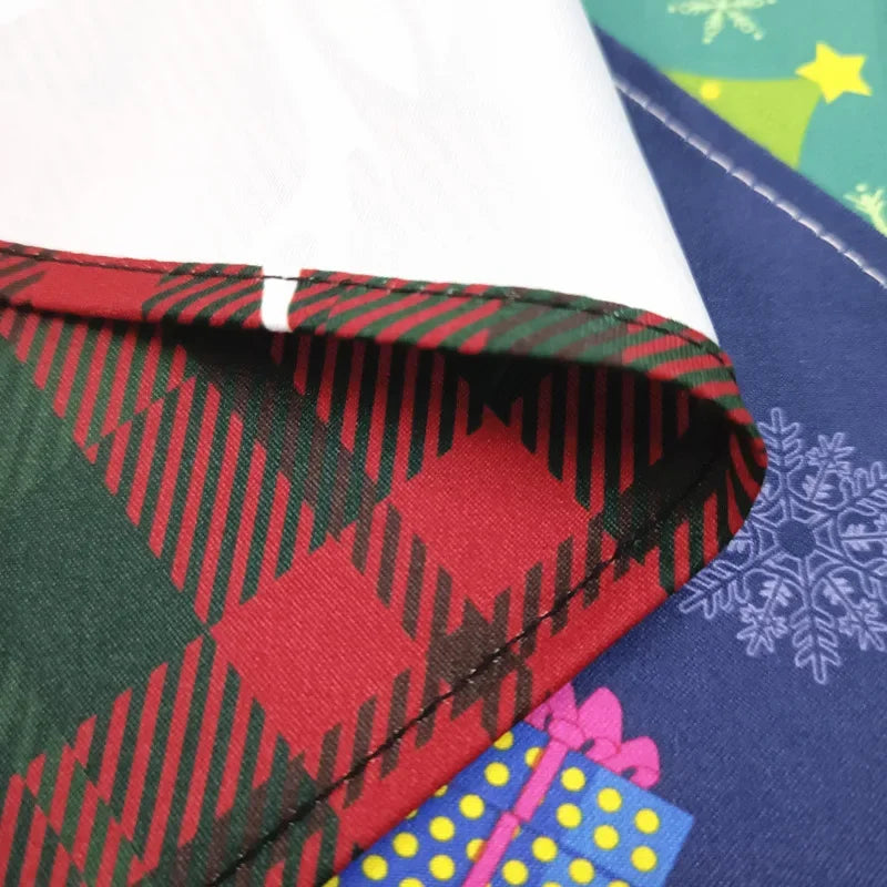 Dog Bandana Collar - Festive Pet Scarf for Small Dogs and Cats