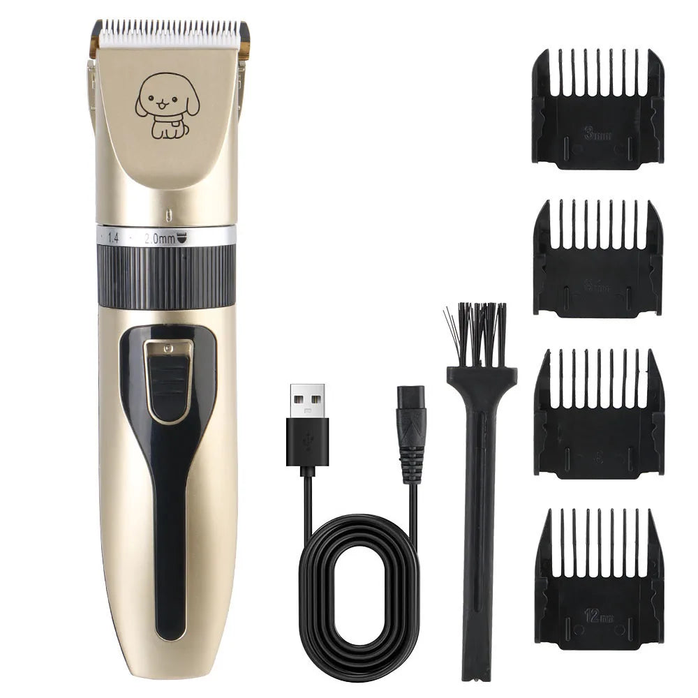 Electric Pet Hair Clipper & Grooming Set