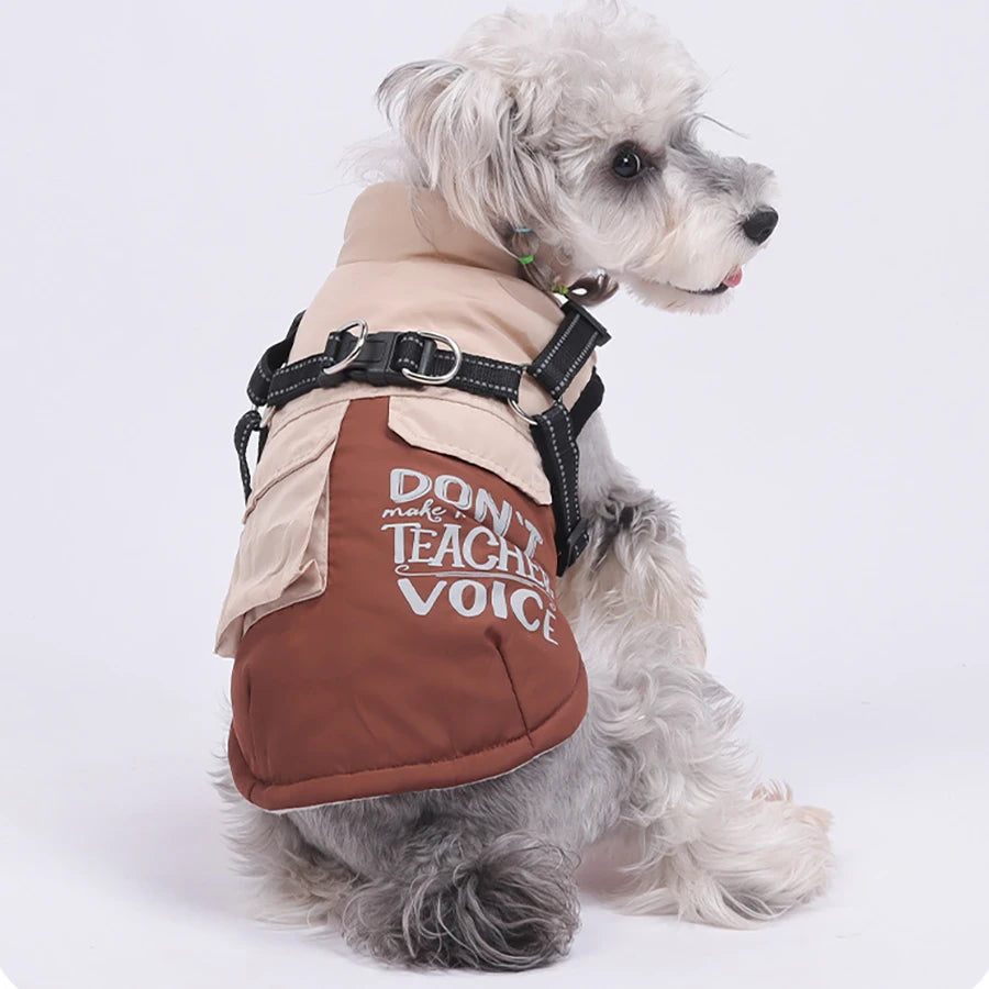 Reflective Winter Vest Harness Jacket for Dogs & Cats