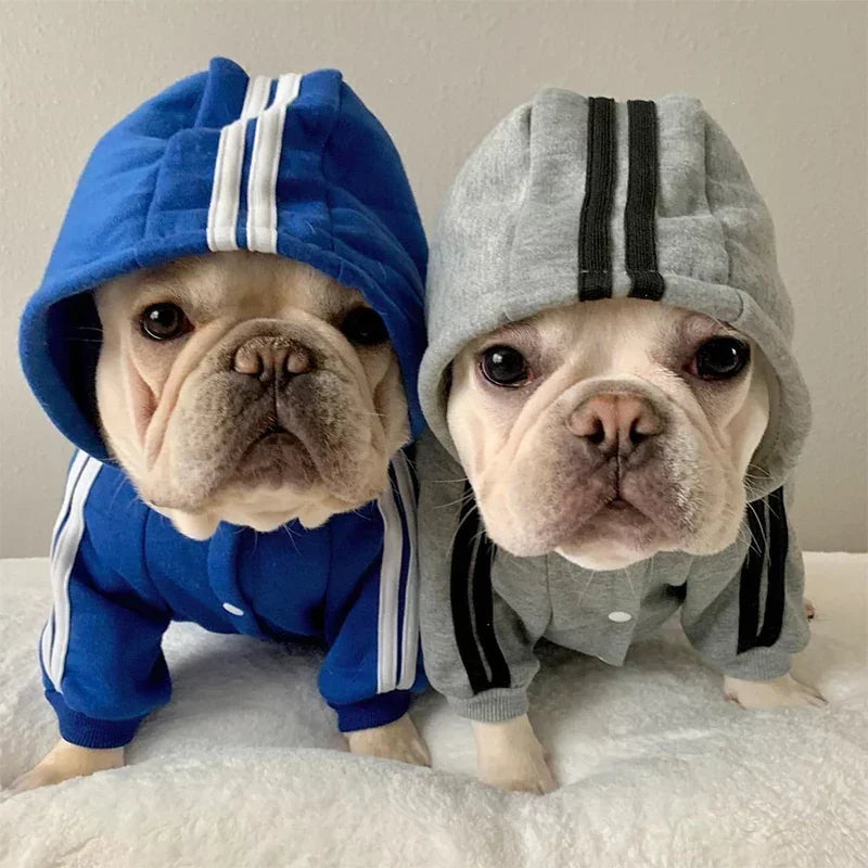 Winter Dog Jumpsuit - Warm Fleece Hoodie for Small to Large Dogs