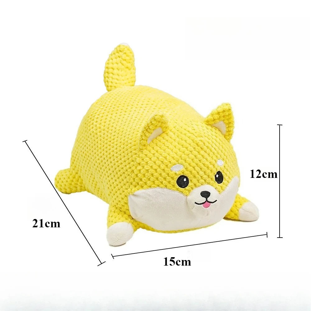 Plush Animal Dog Toy – Bite-Resistant Squeaky Comfort Toy