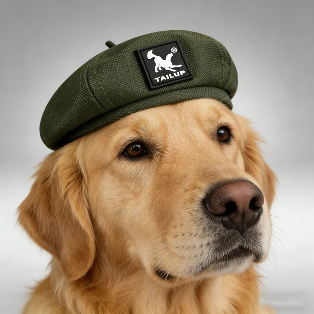 Adjustable Pet Beret Hat for Dogs & Cats