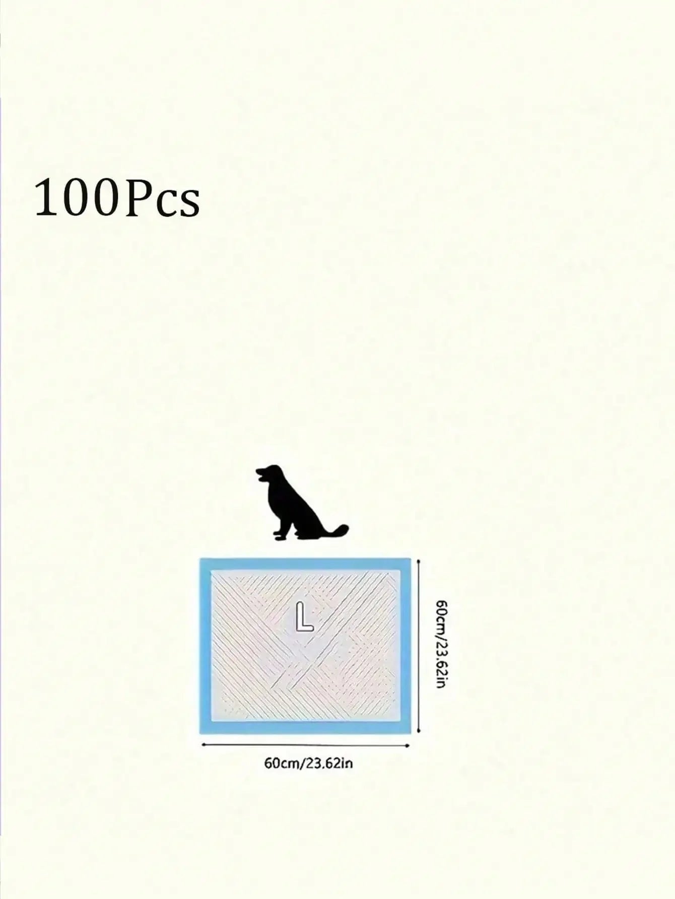 Thickened Dog Pee Pads – Pack of 100