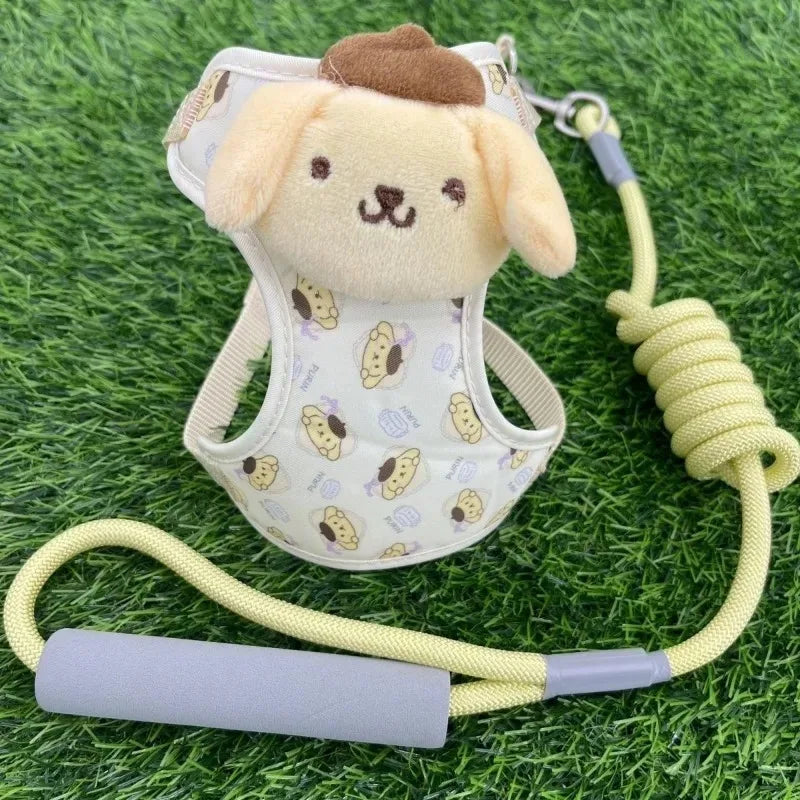 Harnais gilet pour animaux avec sangle de poitrine réglable