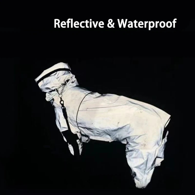 Waterproof Reflective Dog Jumpsuit Jacket with UV Sun Protection