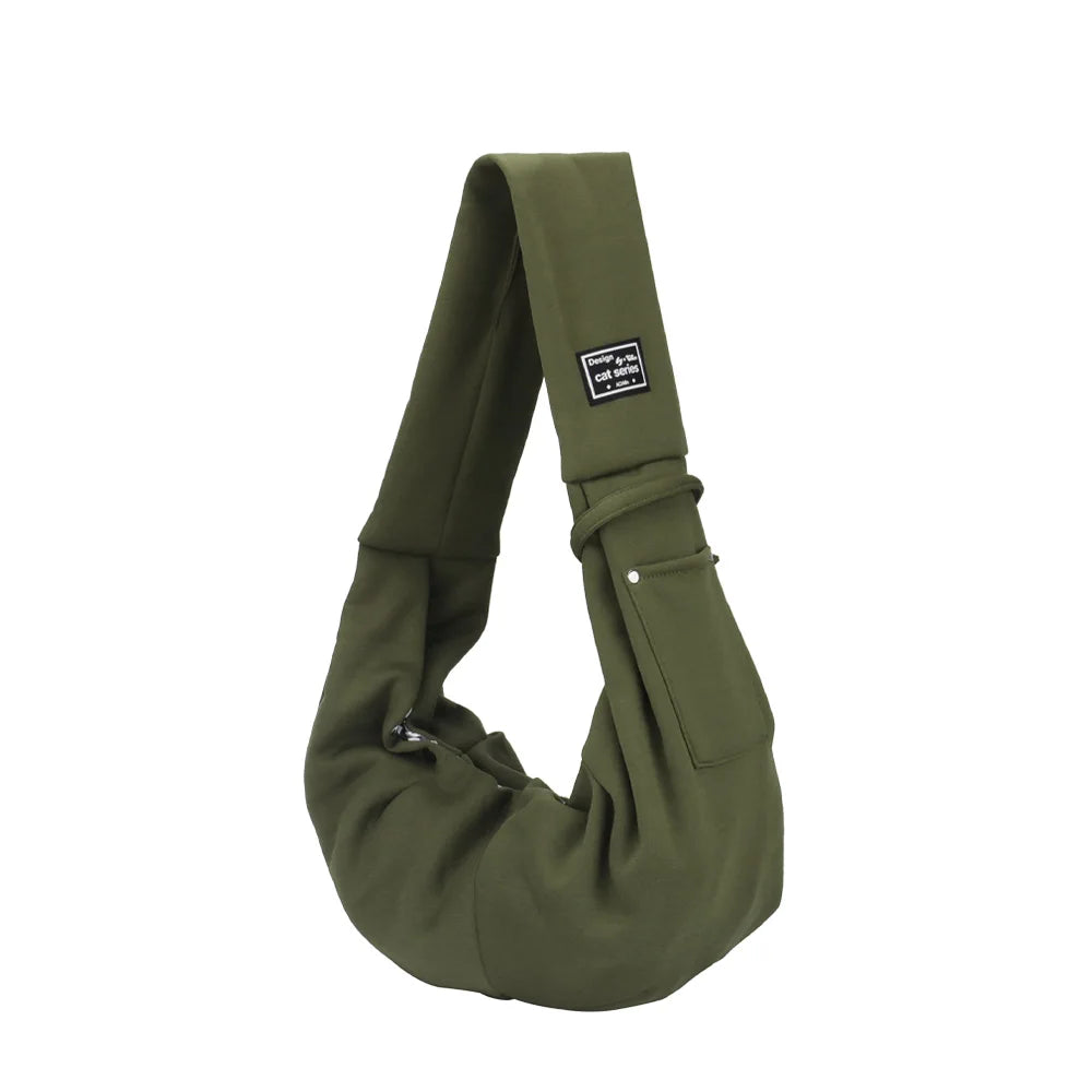 Portable Pet Shoulder Carrier Bag with Phone Pocket