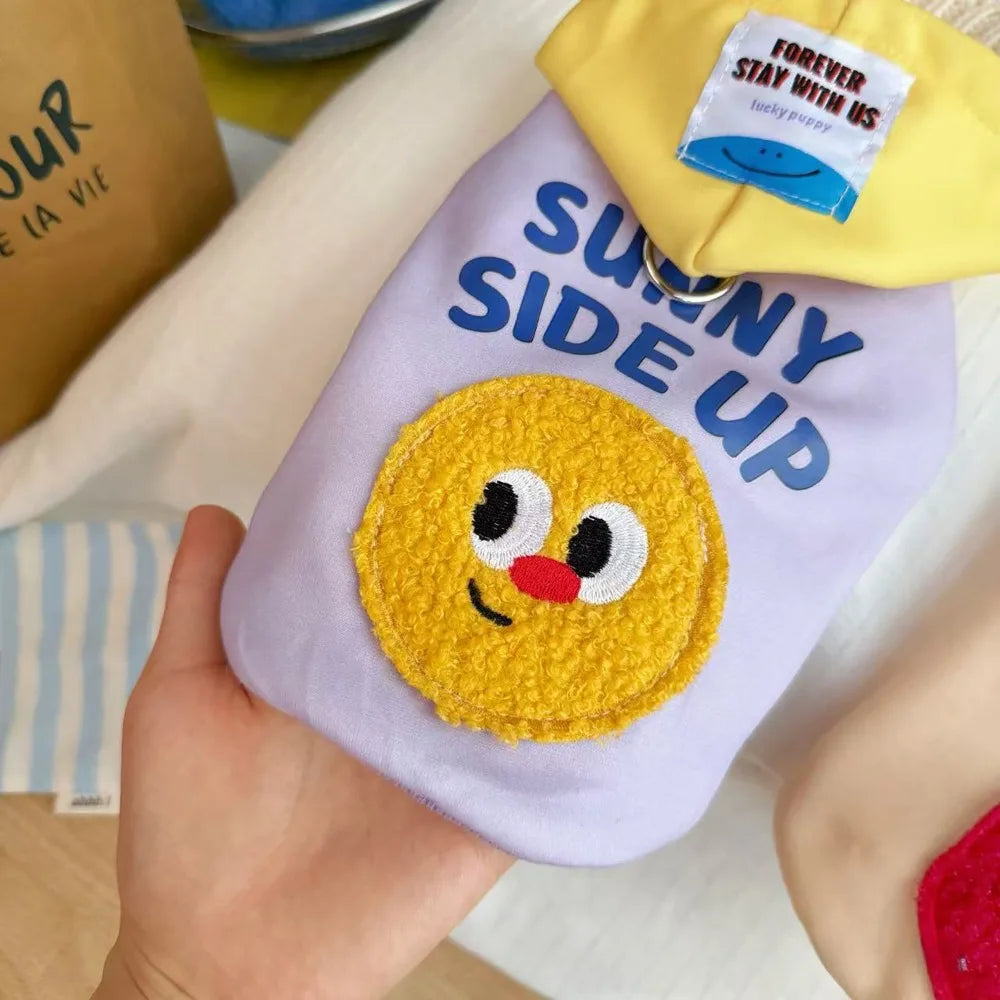 Smile Face Hoodie for Small & Medium Dogs & Cats