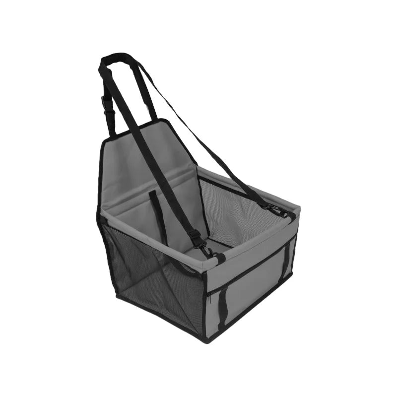 Foldable Dog Car Booster Seat with Safety Belt