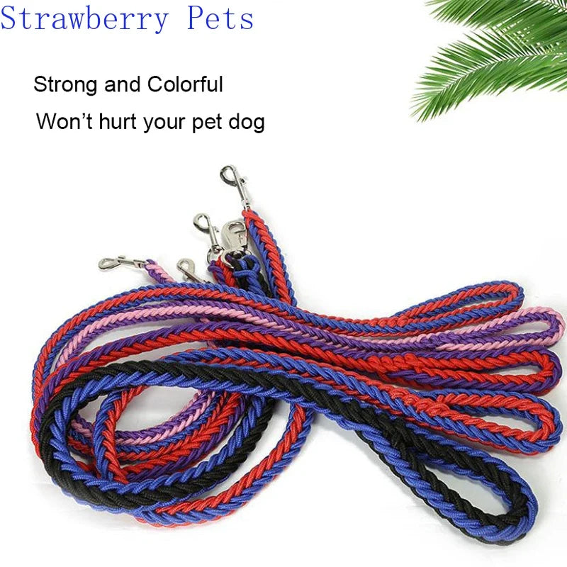 Heavy Duty Nylon Dog Leash & Collar Set - 130cm