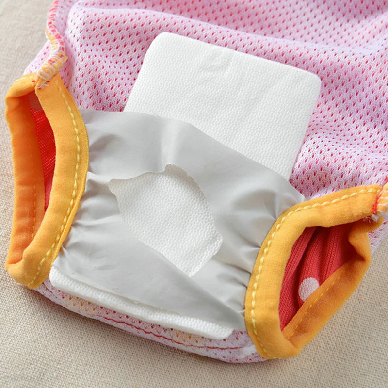 Cat Dog Female Panties Denim Strap Pet Shorts for Small Dogs Cats Kitten Puppy Underclothe Anti-harassment Safety Panties