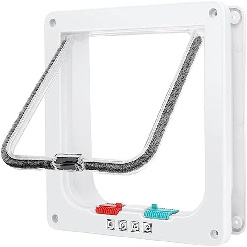 4-Way Locking Cat & Dog Flap Door