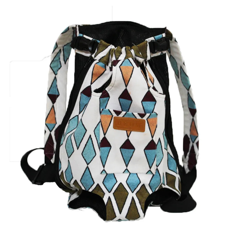 Breathable Mesh Pet Carrier Backpack for Small Dogs & Cats