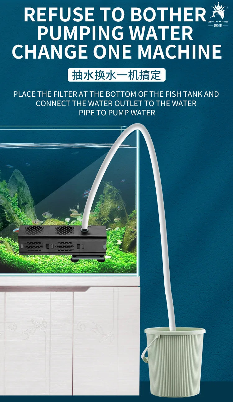 Internal Aquarium Filter with Spray Bar Outlet