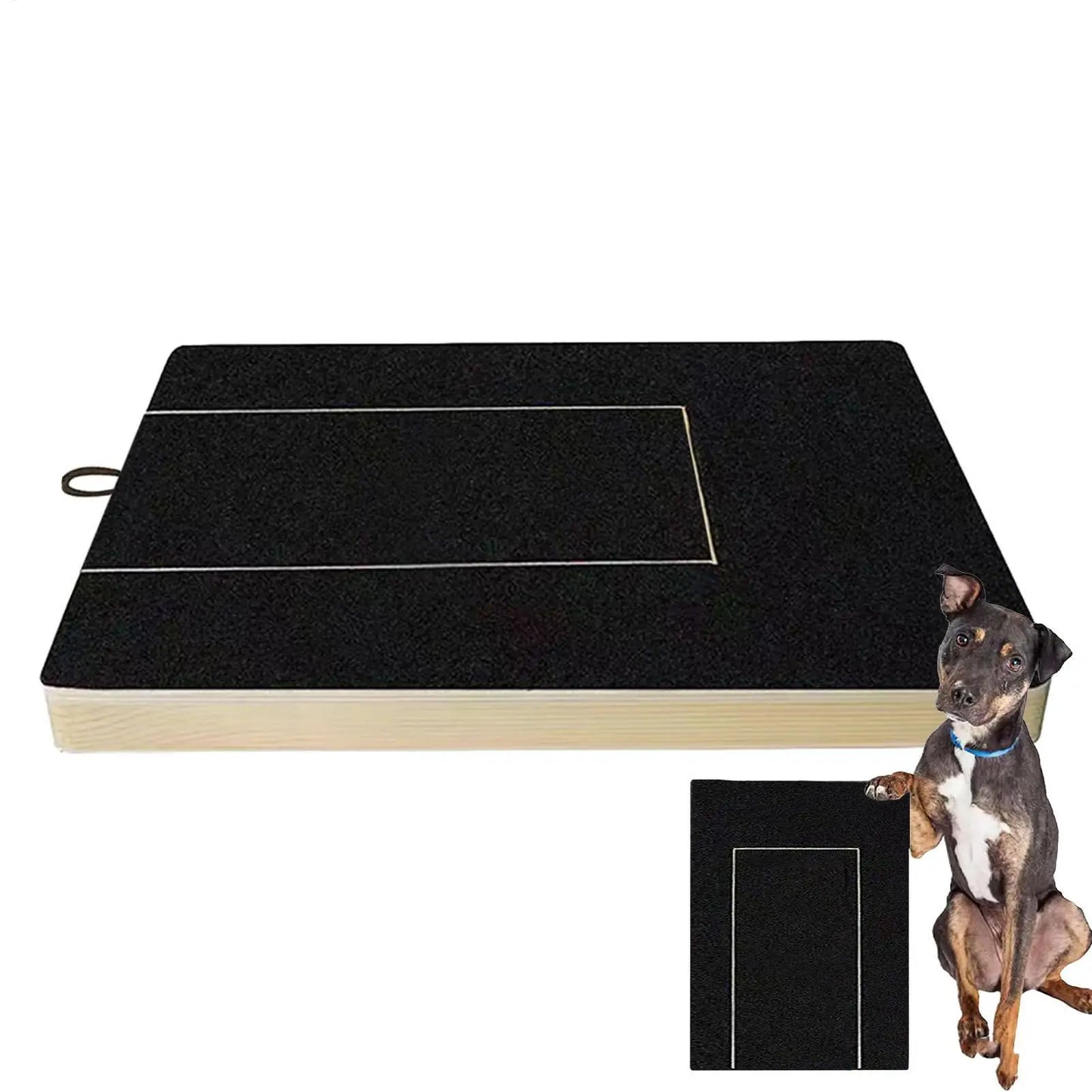 Wooden Dog Nail Scratch Board – Self-Filing Nail Trimmer