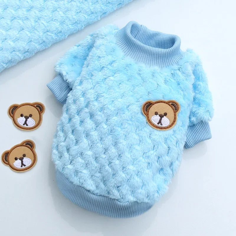 Manteau pull chaud pour chiot | Pull d'automne-hiver pour chiens et chats de petite taille