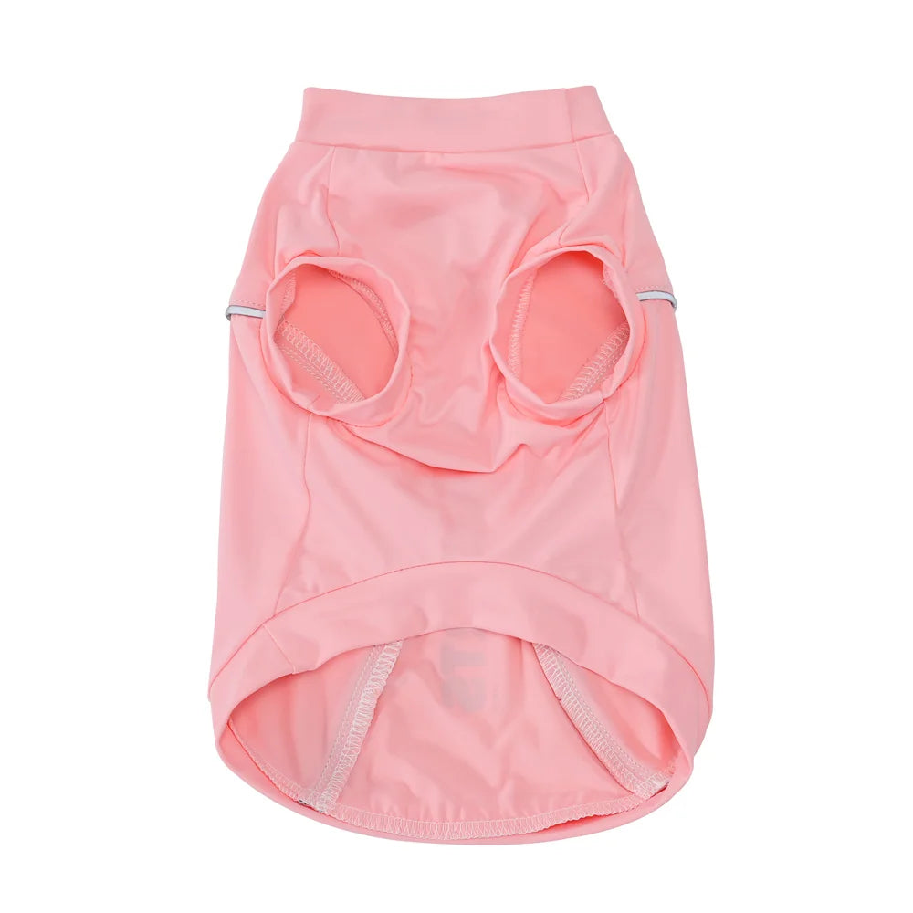 Reflective Sports Pet T-Shirt with Traction Ring