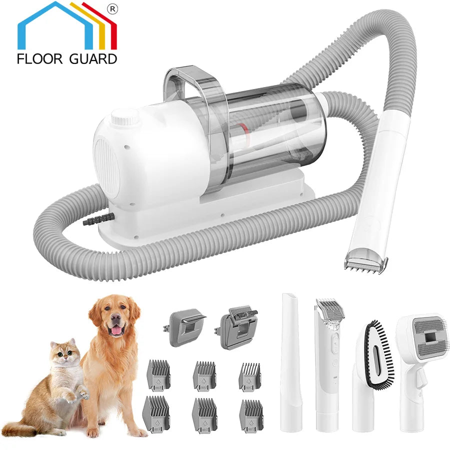 4-in-1 Pet Grooming Vacuum | 10,000Pa Suction | 2.3L | 3 Speeds | Dogs & Cats