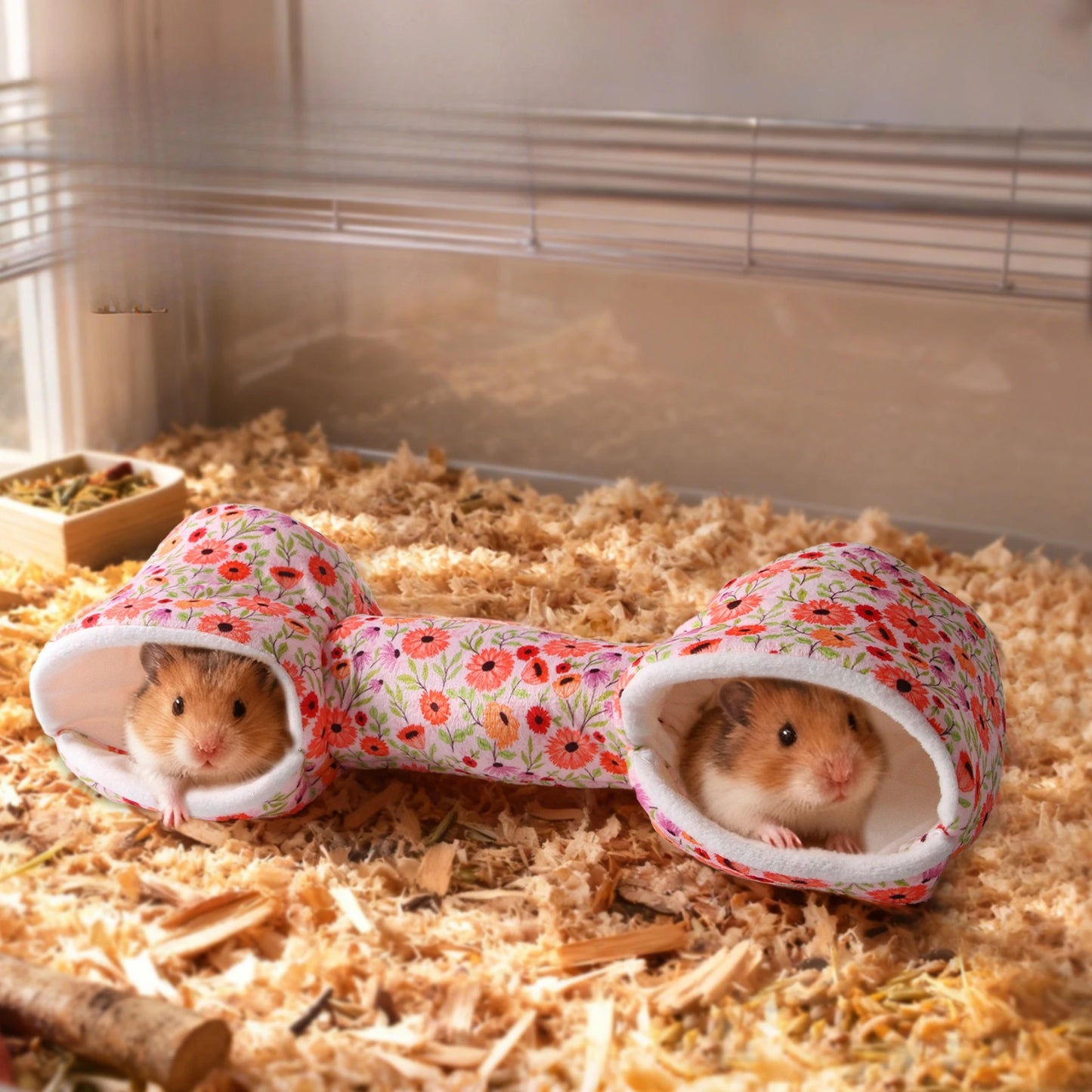 Nid Cachette pour Hamster - Maison Douillette en Coton