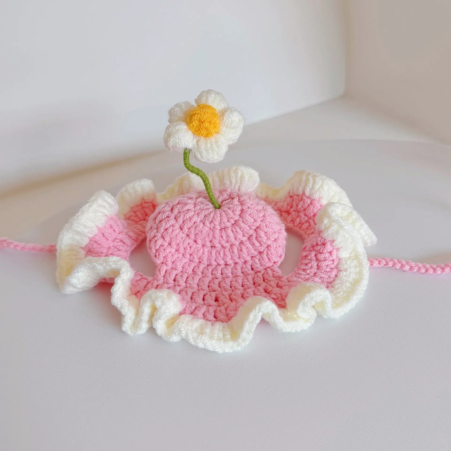 Knitted Hat & Scarf Costume Set for Cats